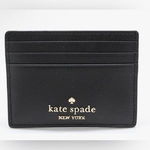 Black Kate spade card holder